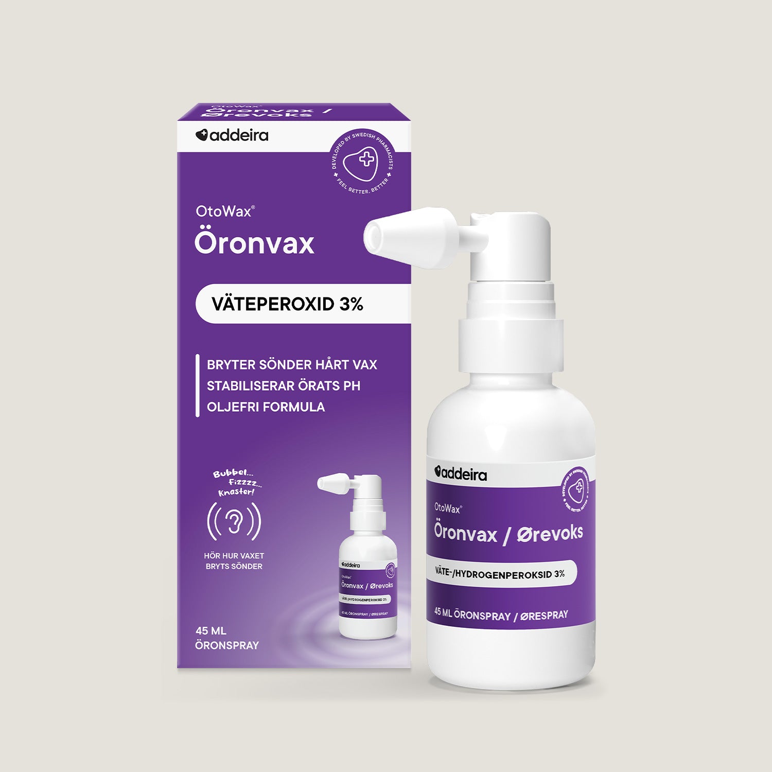 OtoWax spray vid öronvax, 45 ml