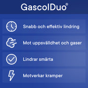 GascolDuo for gas problems, 20 tablets
