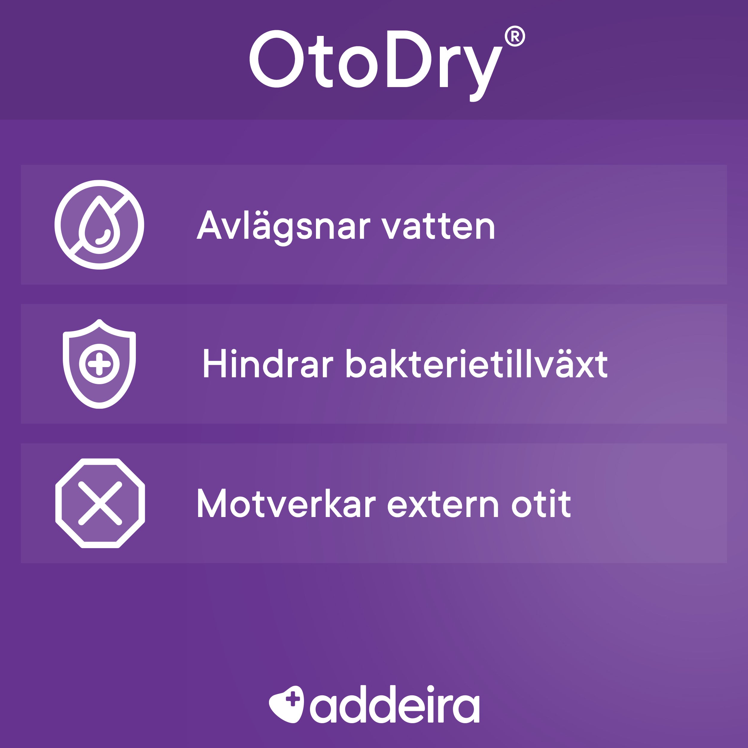 OtoDry spray vid simmaröra, 30 ml